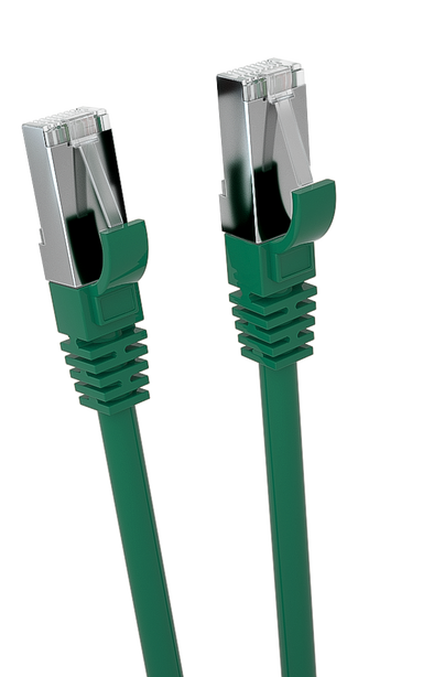 CobiCabling CAT6A S/FTP RJ45 PATCH CORD 26AWG LSZH 0,25 Green