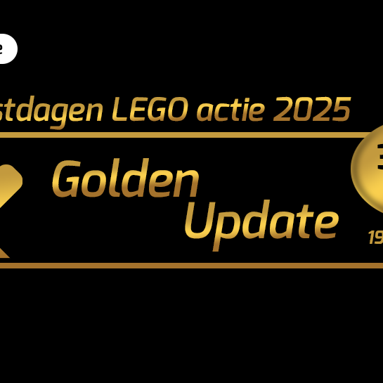Golden Update - Feestdagen LEGO actie 2025