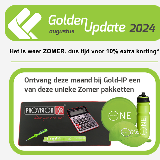 Golden Update - augustus 2024