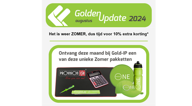 Golden Update - augustus 2024