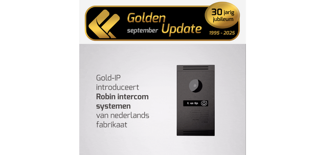 Golden Update - september 2025