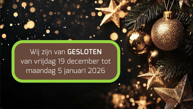 Kerst sluiting 2025