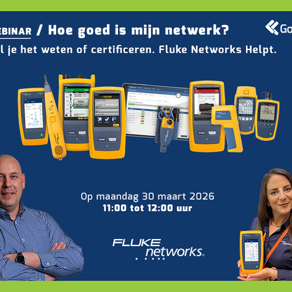 WEBINAR | Fluke Networks 30 maart 2026