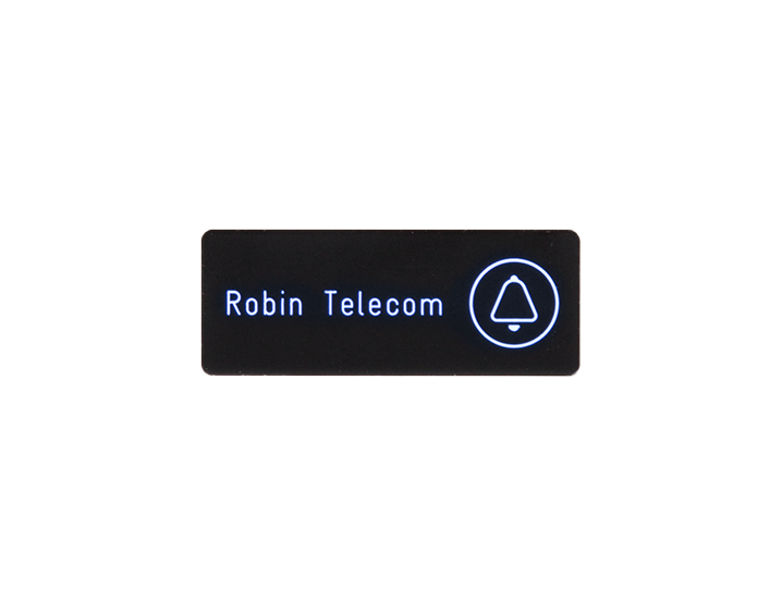 Name tag ProLine 1V incl. engraving
