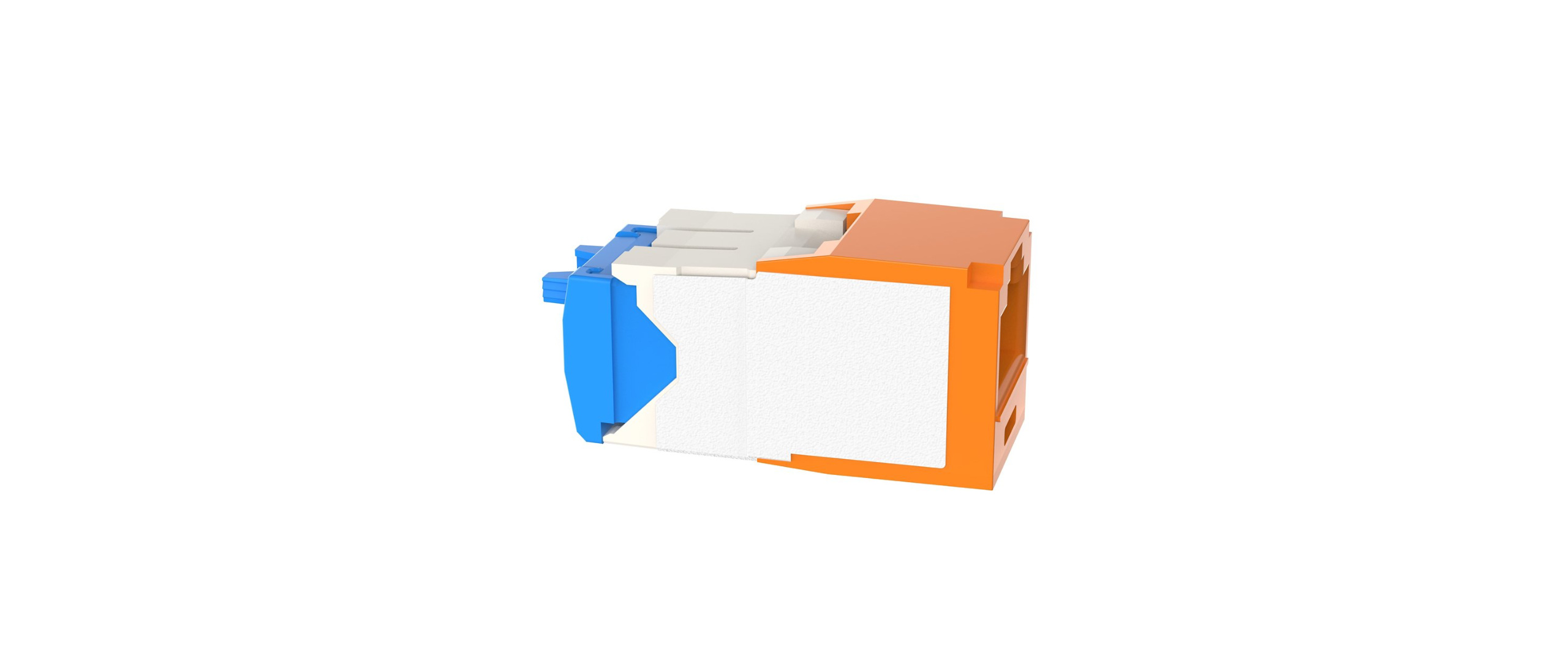 Mini-Com Module, Cat 6A, UTP, Universal, Orange, TG
