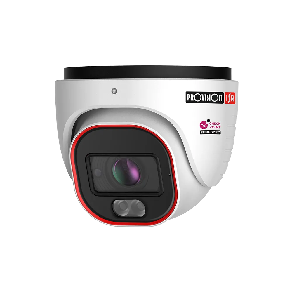 4MP Active Deterrence MVF Lens Dome/Turret Camera with Hybrid LED and DDA2 Analytics