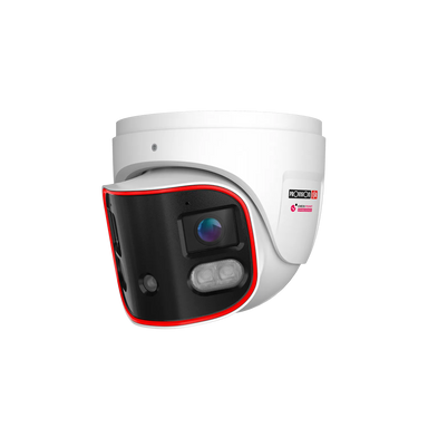 8MP Panoramic Turret Camera with Hybrid LED and DDA2 Analytics