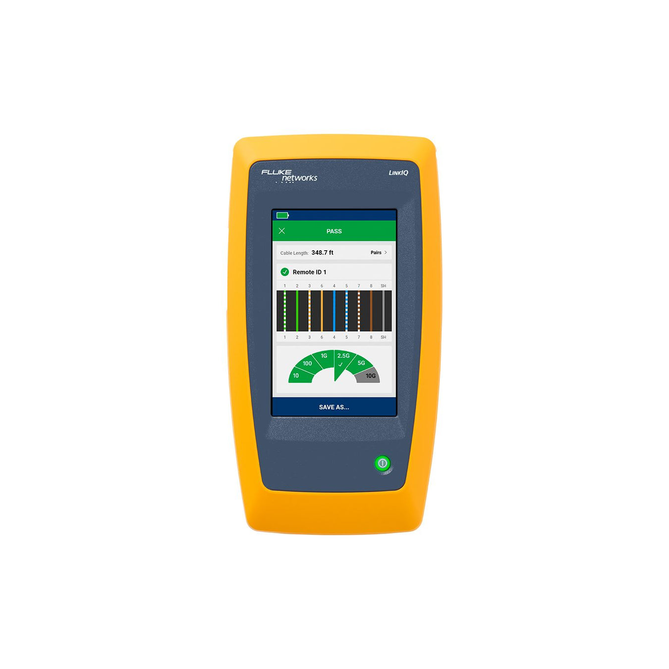 Fluke Networks meet apparatuur