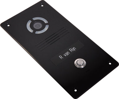 SlimLine SIP 1 HD 2MP Black Flush