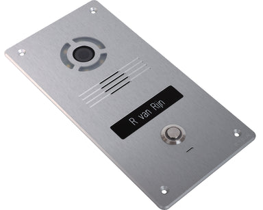 SlimLine SIP 1 HD 2MP Silver Flush