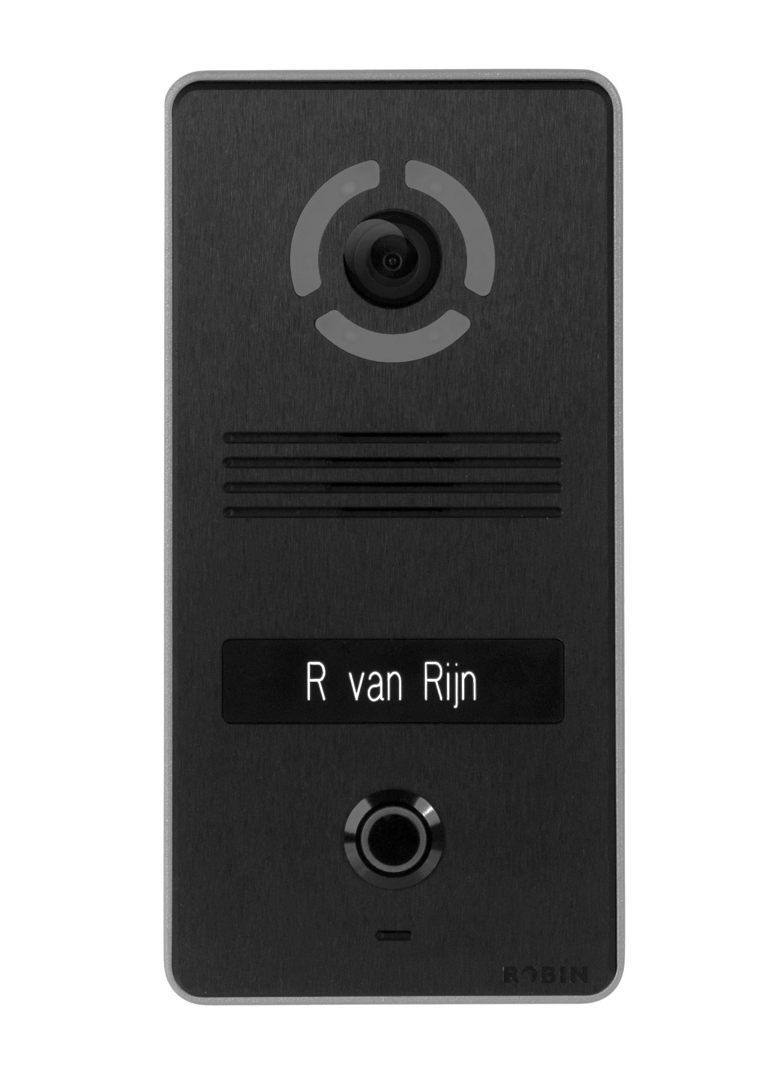 SlimLine SIP 1 HD 2MP Two tone Black/Silver Surface