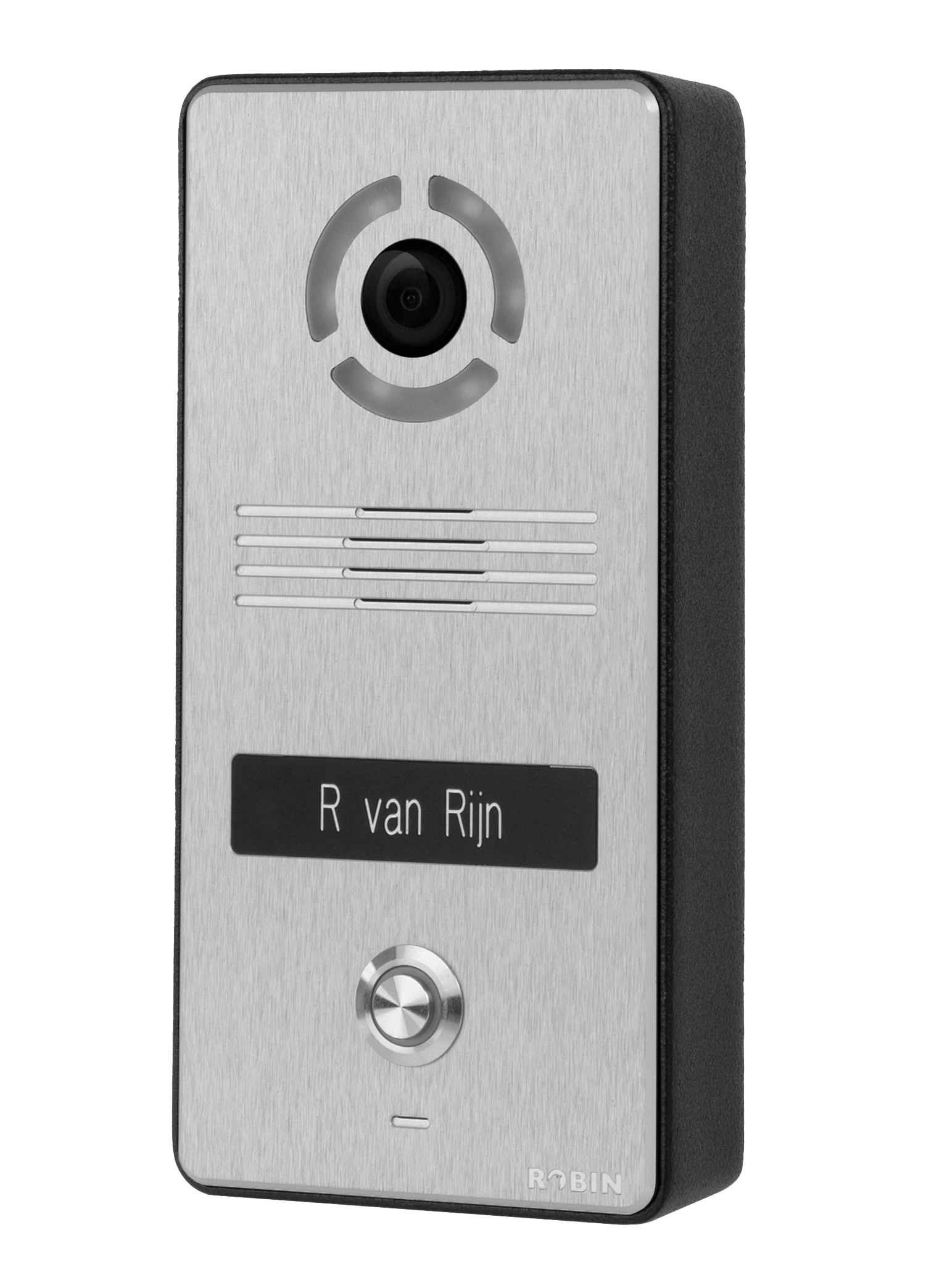 SlimLine SIP 1 HD 2MP Two tone Silver/Black Surface