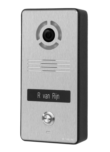 SlimLine SIP 1 HD 2MP Two tone Silver/Black Surface