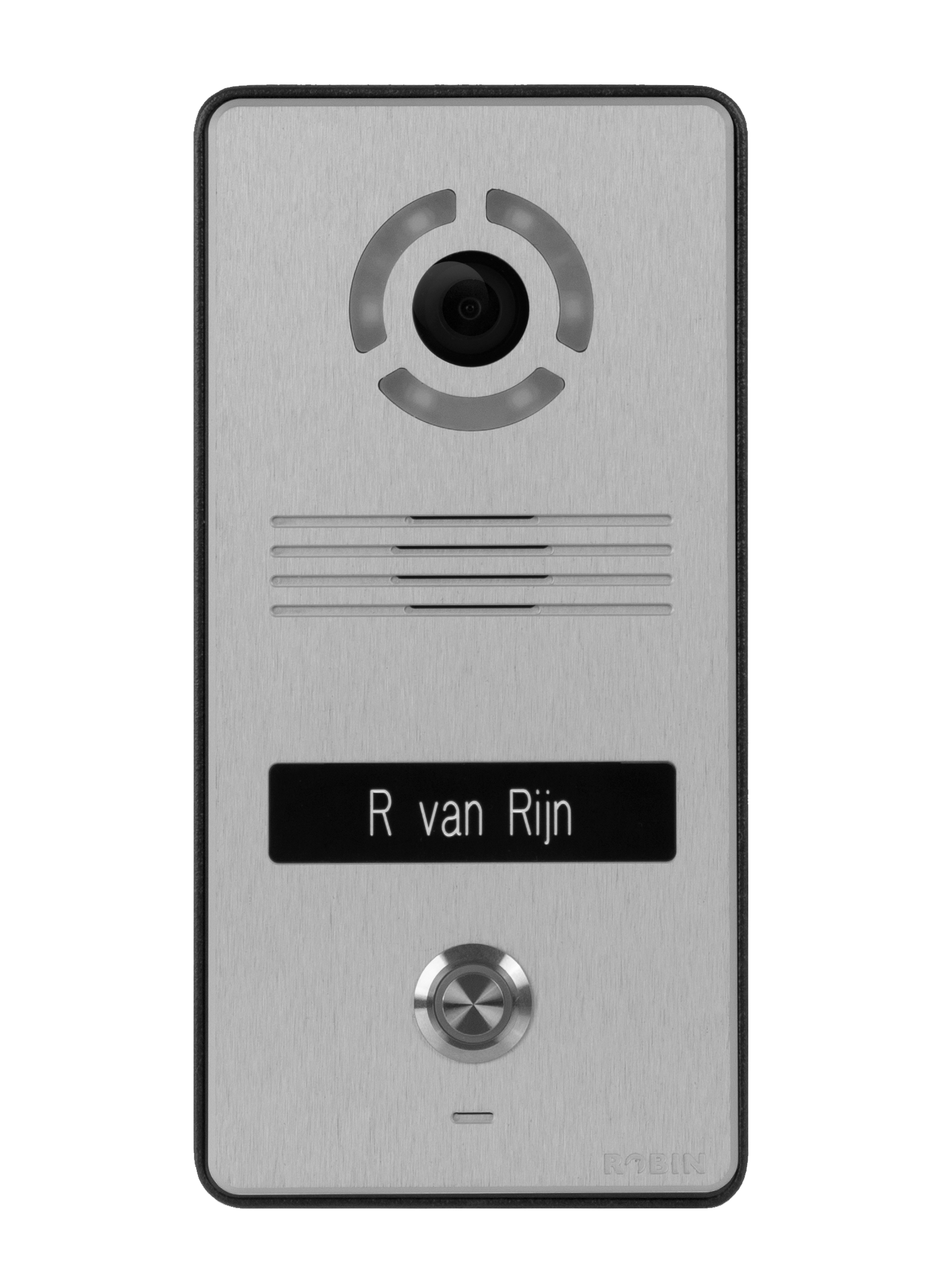 SlimLine SIP 1 HD 2MP Two tone Silver/Black Surface