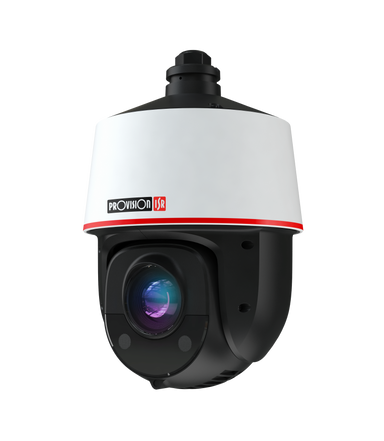 4" Mini IP PTZ with 4MP x25 zoom, with DDA Analytics and PoE+, wall bracket included
