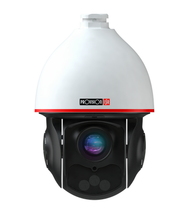 5" IP PTZ with 4MP x25 zoom, with DDA Analytics and PoE+, wall bracket included