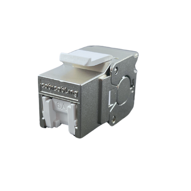 CobiCabling CAT 6A Shielded Keystone Jack angled