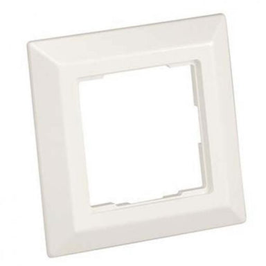 Faceplate Frame, 80x80mm Bezel, Off White  End of life