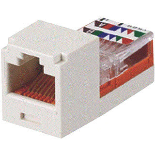 Mini-Com Module, Cat 5e, UTP,Universal, Artic-White, leadframe Style