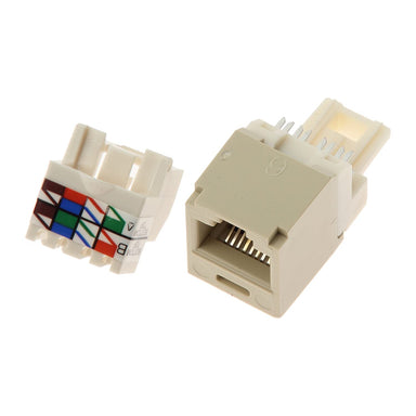 Mini-Com Module, Cat 6, UTP,Universal, Electric Ivory, TP