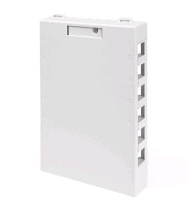 QuickPort 12-Port Surface Mount Box WH