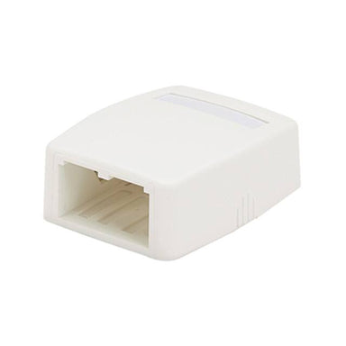 Surface Mount Box, 2 Port, Off White