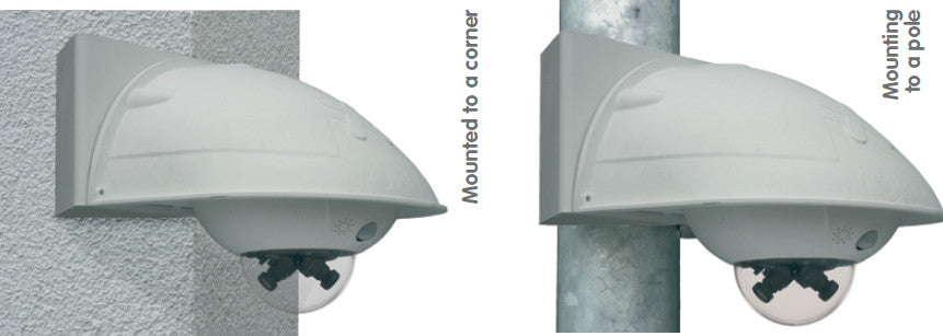 Wall mount D16 WH dome