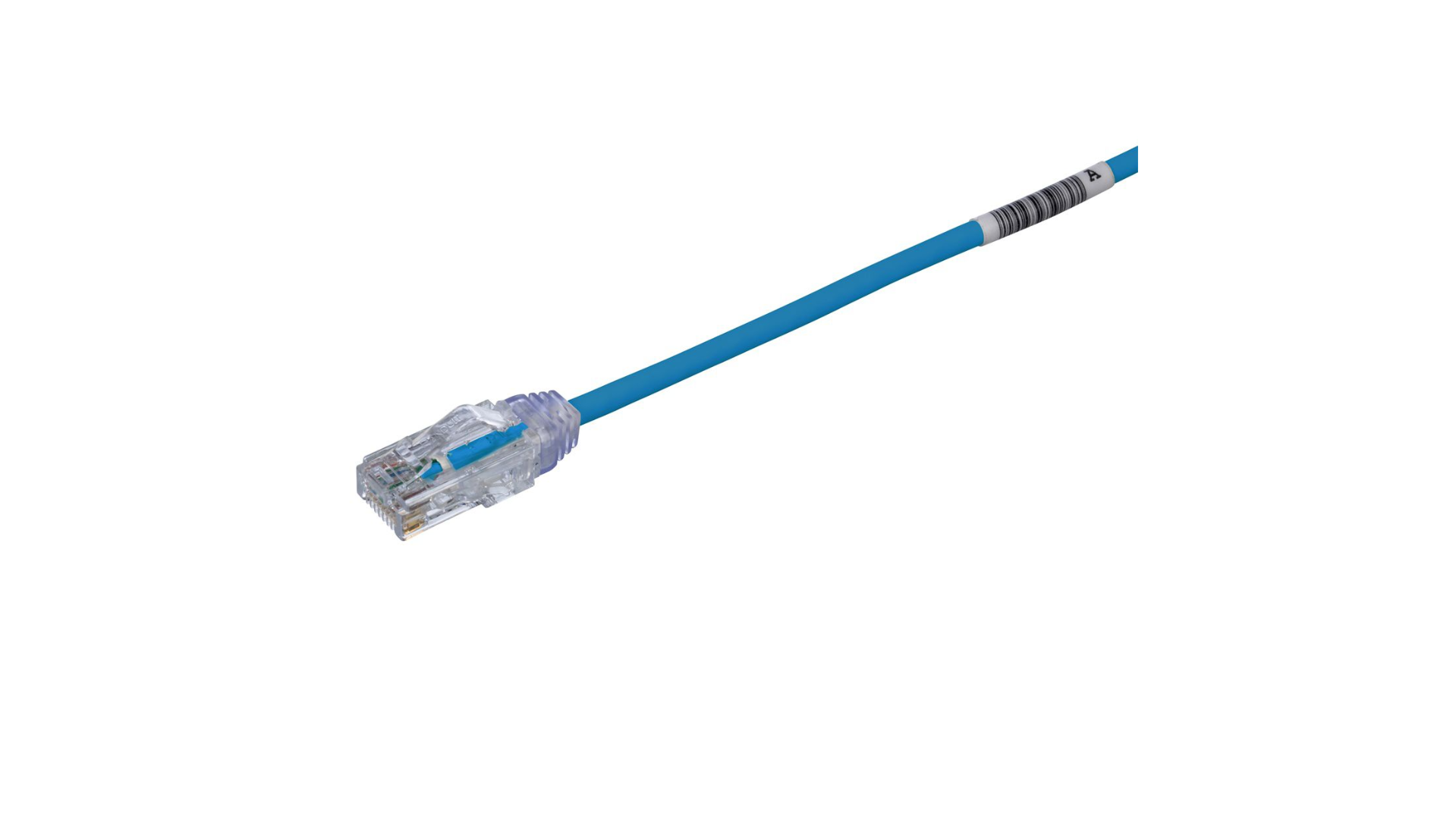 Copper Patch Cord, Cat 6, AWG 28, Blue UTP Cable, 1 m