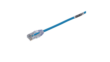 Panduit Copper Patch Cord, Cat 6, AWG 28, Blue UTP Cable, 2 m
