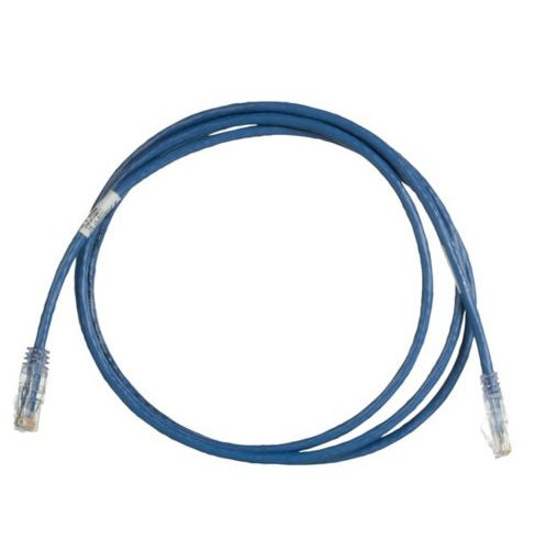 Copper Patch Cord, Cat 6, Blue UTP Cable, 2 m