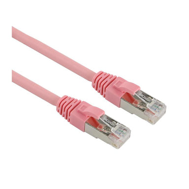 EXCEL CAT6A FFTP LSOH PATCH LEAD PINK