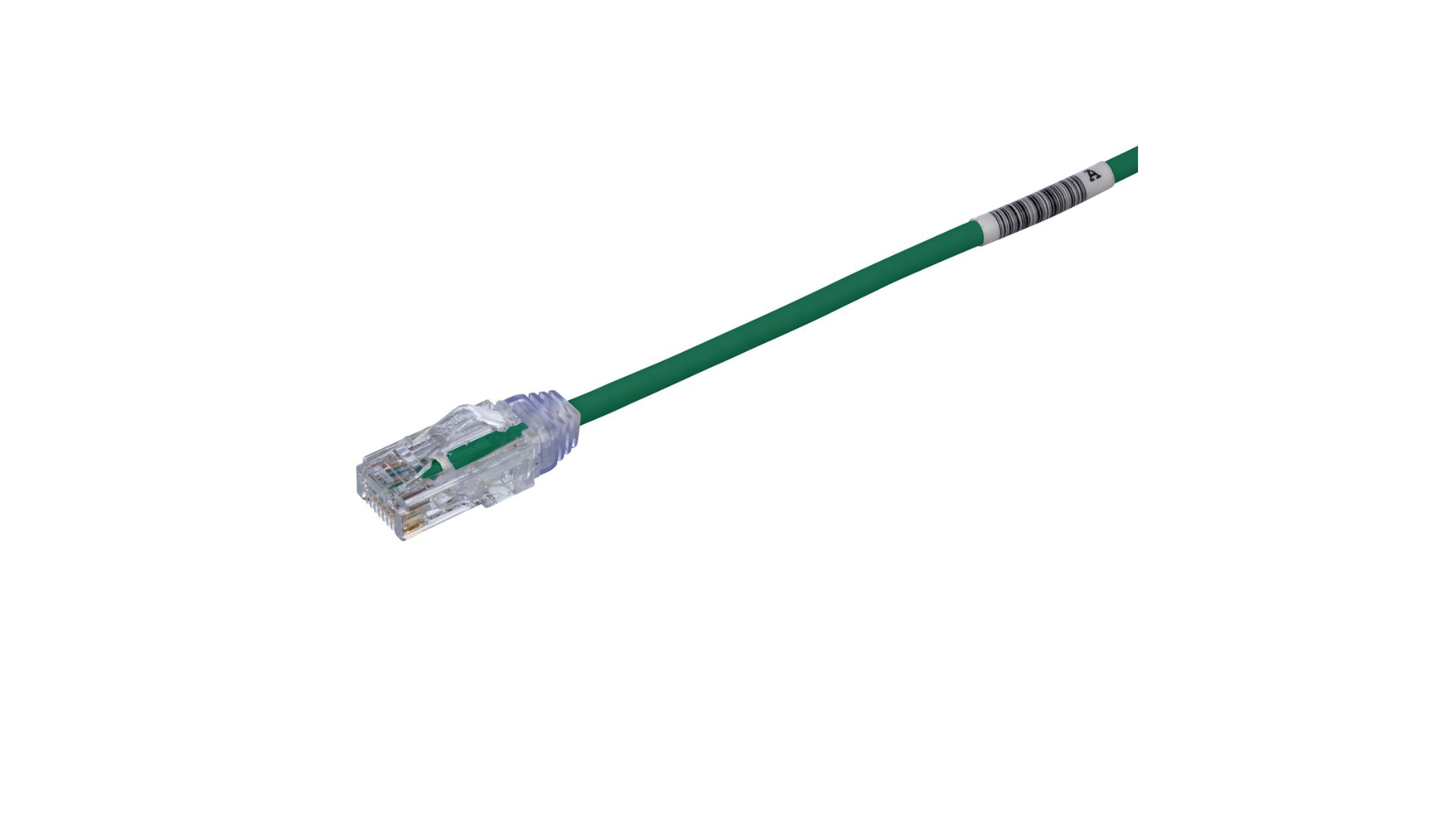 Panduit Copper Patch Cord, Cat 6, AWG 28, Green UTP Cable, 2 m