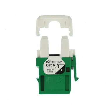 eXtreme Cat 6 Unshielded Jack 110-Style - Green