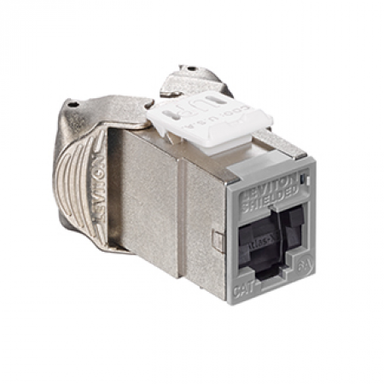 Atlas-X1 Cat6A Shielded Jack with Shutter Tool-free Grey