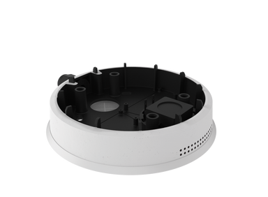 On-wall mounting set with audio for Indoor v26 dome camera white