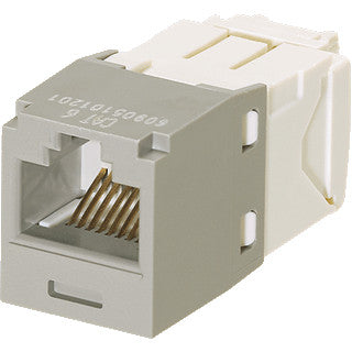Mini-Com Module, Cat 6, UTP, Electric Ivory, TG