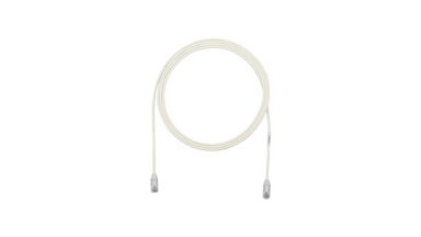 Panduit Copper Patch Cord, Cat 6, AWG 28, White UTP Cable, 1 m